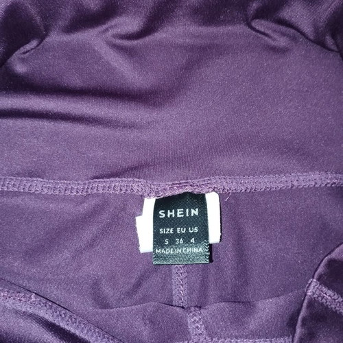 Shein purple cycling shorts like new, size S