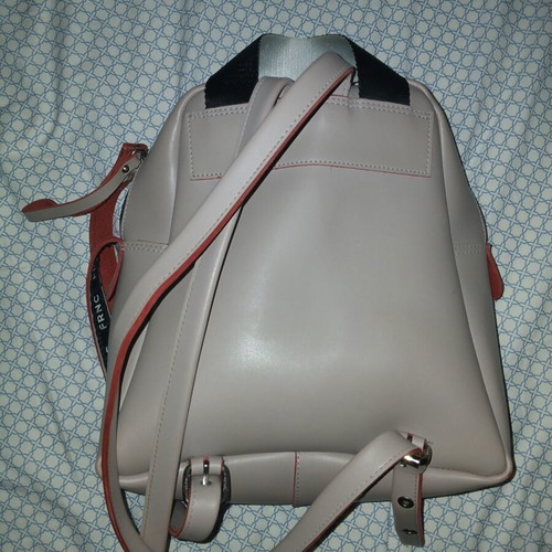 FRNC backpack like new, pink ice color with small wallet