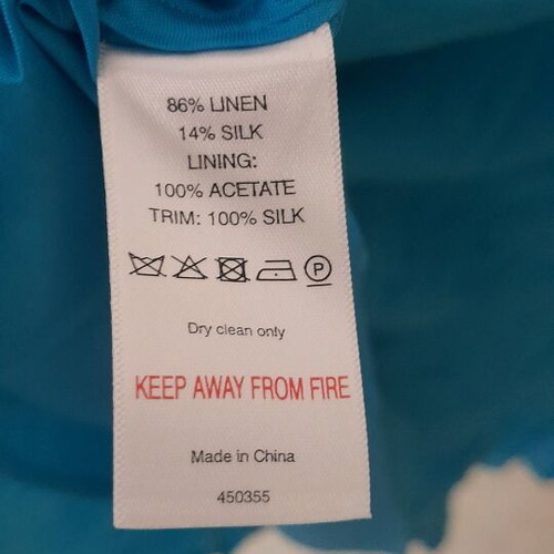 Monsoon sleeveless dress turquoise 4XL 48 like new