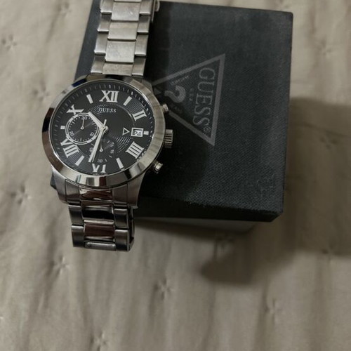 Hirsch men's wristwatch, silver