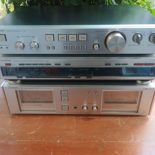 Luxman C-02 M-02 T-530 T-02 vintage audio system like new