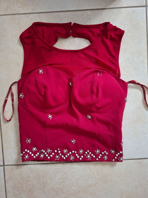 Chi Chi London top size UK 8 like new with rhinestones