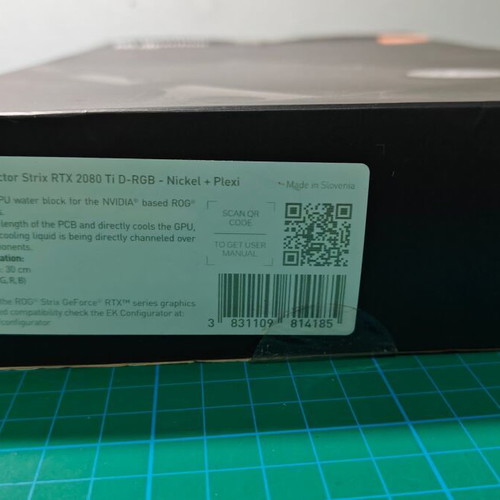 EK-Quantum Vector Strix RTX 2080 Ti D-RGB Water Block like new