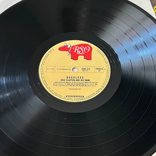 Eric Clapton Backless vinyl used, rock