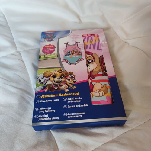 Paw Patrol Girls One-Piece Swimsuit Pink Size 98/104 Brand New