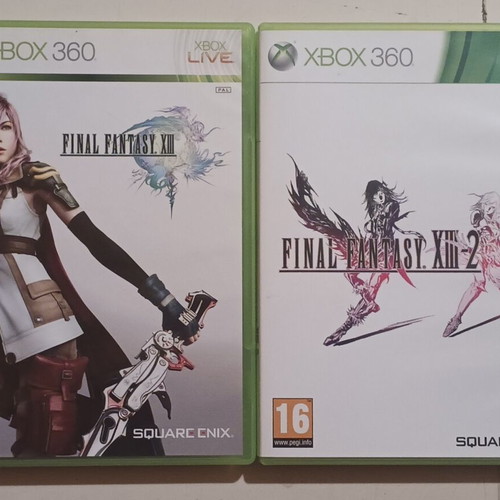 Final Fantasy XIII & XIII-2 Xbox 360 games set, like new