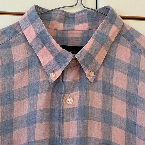 Scott Barber men's linen shirt XL like new, multicolor