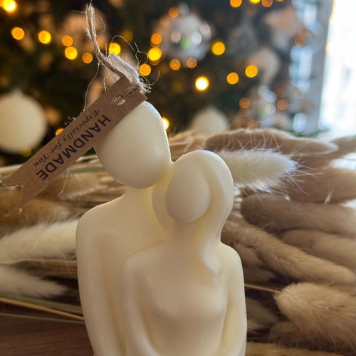 Soy Wax Candle Handmade Couple Design made to order