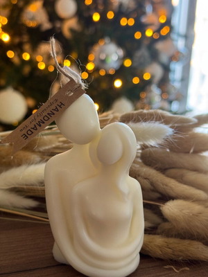 Soy Wax Candle Handmade Couple Design made to order