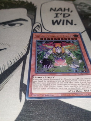 Sophia, Goddess of Rebirth Yu-Gi-Oh! card like new