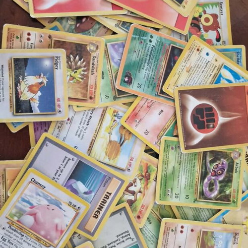 Pokemon cards used, pack of 45, vintage