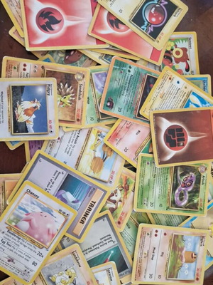 Pokemon cards used, pack of 45, vintage