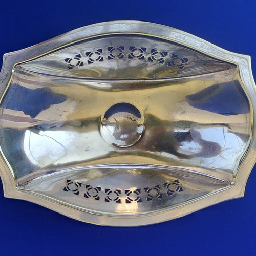 Crusader Large Silver-Plated Bowl used, vintage Australian 1930s