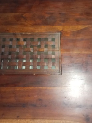 Dining set used with 4 solid wood chairs
