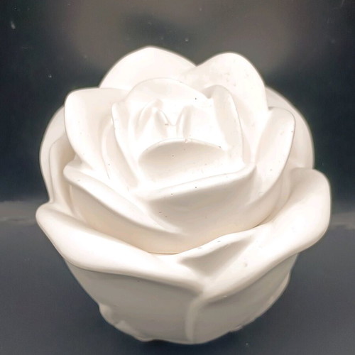 Porcelain rose jar new, multipurpose jewelry box