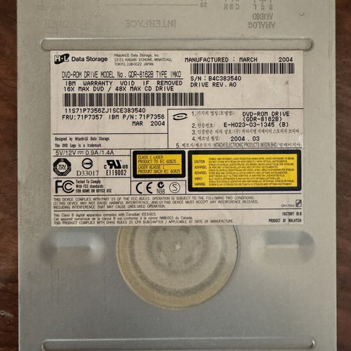 DVD-ROM Drive Hitachi-LG GDR-8162B used IDE/PATA