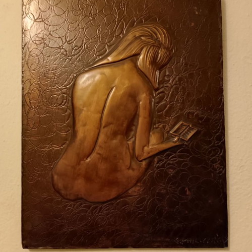 Original E. Filippakis chalcography used, nude theme 20x30cm