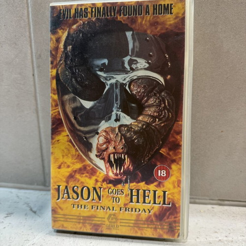 Jason Goes to Hell VHS used, rare horror fantasy thriller