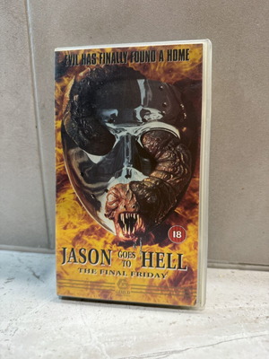 Jason Goes to Hell VHS used, rare horror fantasy thriller