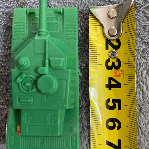 Tank Leopard 1 miniature used, plastic from the 80s