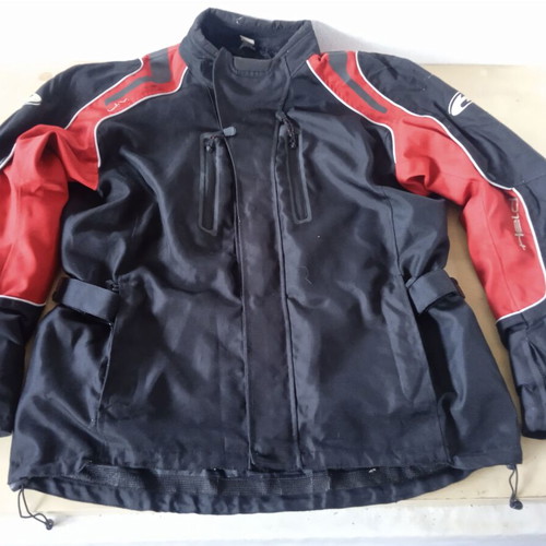 Buse Motorcycle Jacket No XXXL used with shoulder, back and elbow protectors