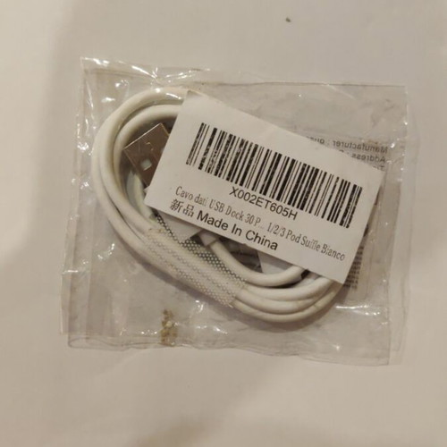 USB cable with 30-pin Dock connector for older iPhone iPad iPod new
