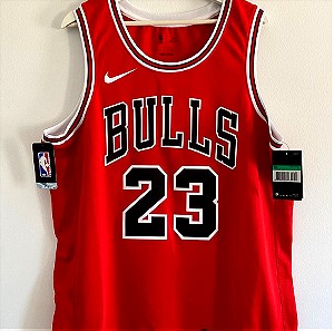 Φανέλα - Εμφάνιση Michael Jordan Chicago Bulls NBA Nike Jersey Κόκκινη Μέγεθος XL Συλλεκτική