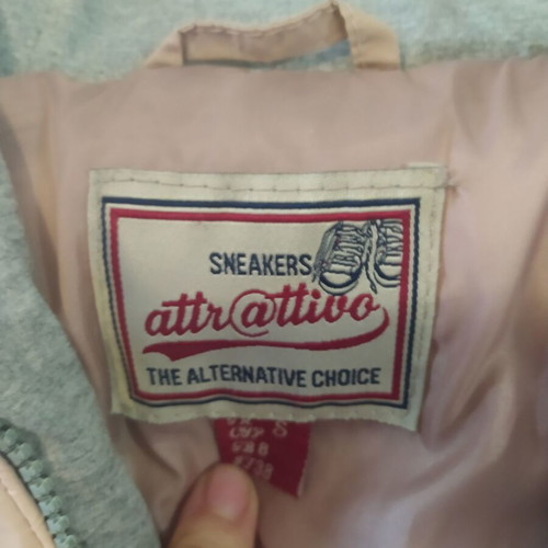 Attrattivo puffy jacket pink like new, size S