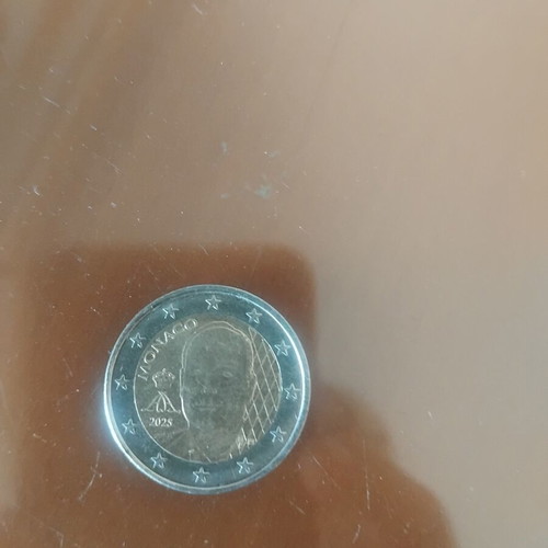 Monaco 2 Euro commemorative coin used