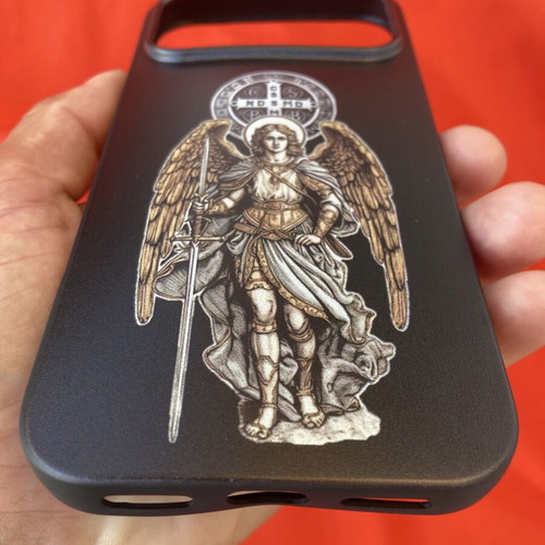 iPhone 17 Pro Max Silicone Case Cover Saint Archangel Michael new