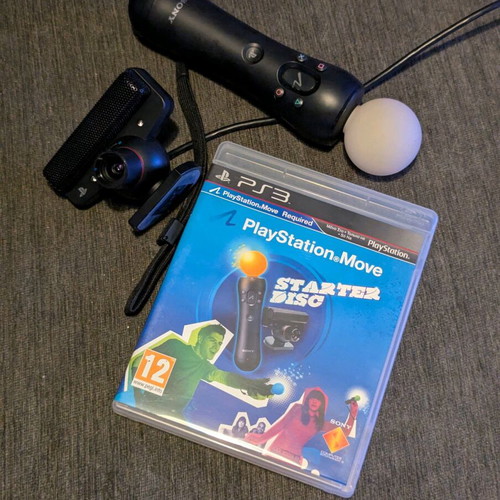 PlayStation Move controller, camera and disc like new