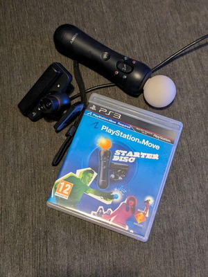 PlayStation Move controller, camera and disc like new