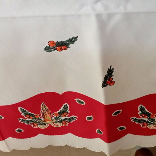 Festive tablecloth used 1.63x1.39 m