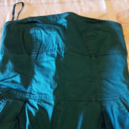 Petrol short dress Bershka like new, size M