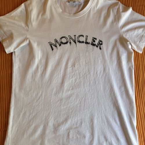 Moncler t-shirt size L, white
