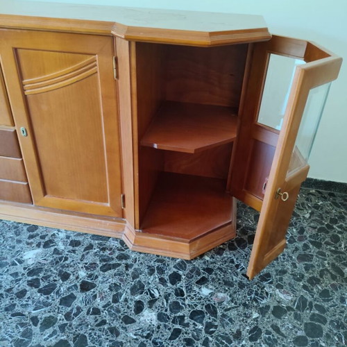 Buffet living room furniture like new, solid wood, 2.30x0.50 m