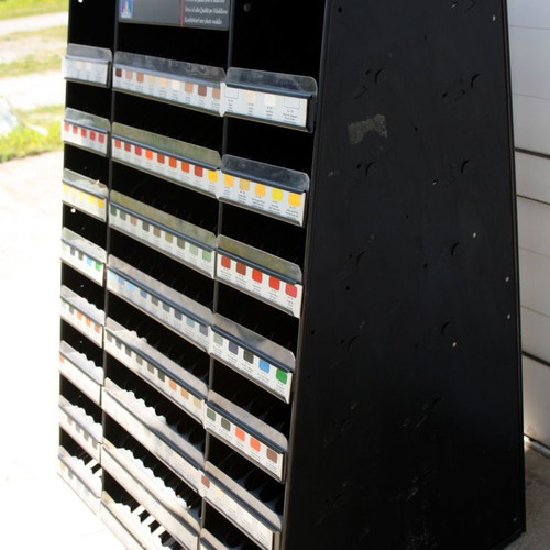 Metal Italeri Model Master stand used for model paints