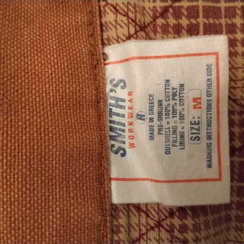 Smith's Workwear Canvas Jacket Medium, like new