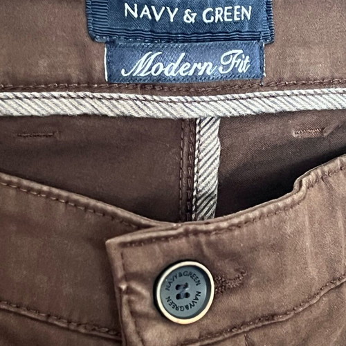 Chino Pants Navy & Green brown size 52 - L like new