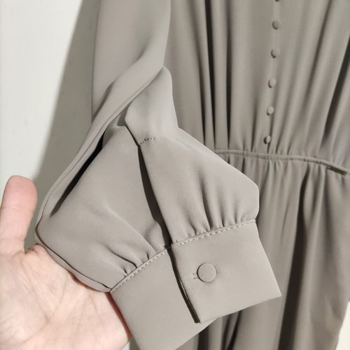 Regalinas one-piece jumpsuit like new, grey and beige with belt