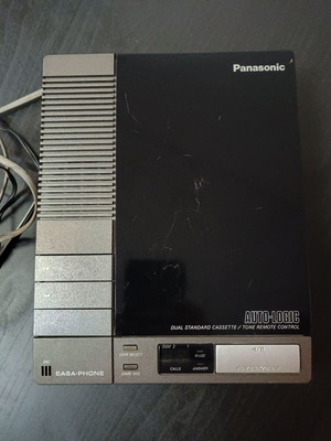 Panasonic Auto-Logic τηλεφωνητής με 2 κασέτες