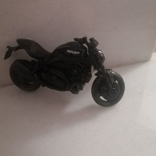 Ducati plastic motorcycle used, does not stand upright