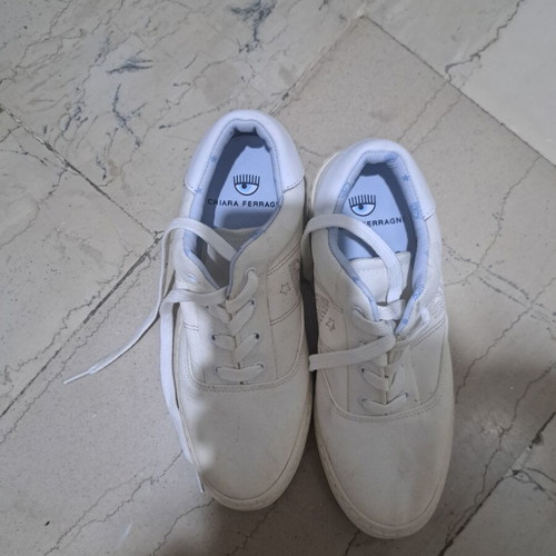 Chiara Ferragni sneakers, white, size 38