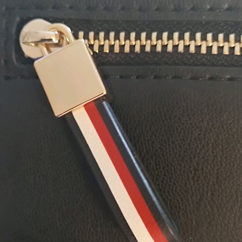 Tommy Hilfiger unisex key wallet new black polyurethane