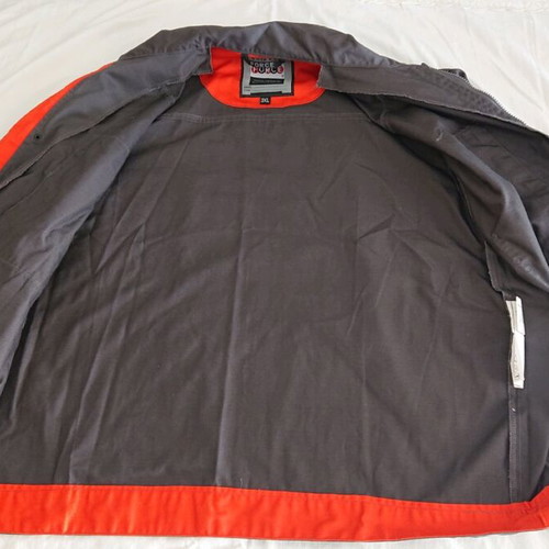 Worksite jacket and trousers set new with multiple pockets and reflective details