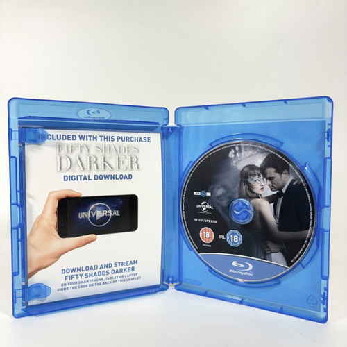 Fifty Shades Darker Unmasked Extended Edition Blu-ray like new with English subtitles