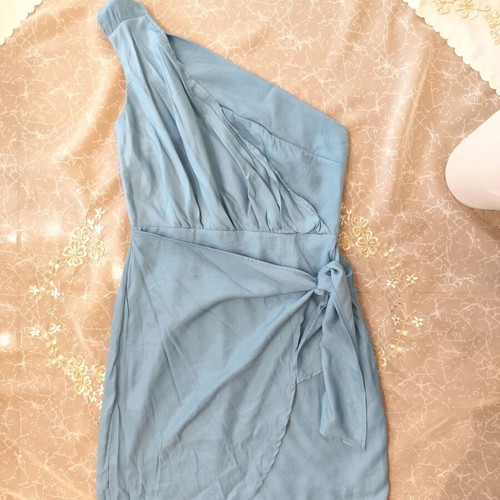 Blue dress like new, size S / 36 / 8, 100% polyester