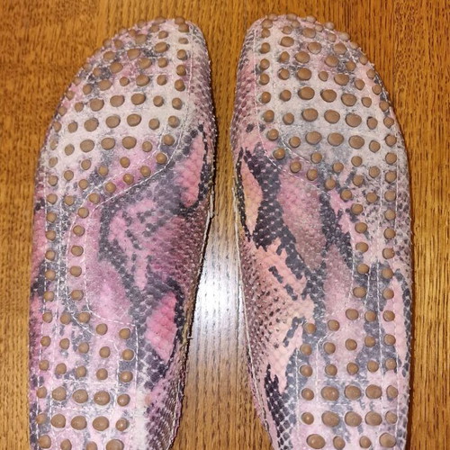 Tsakiris leather moccasins multicolored like new, size 37