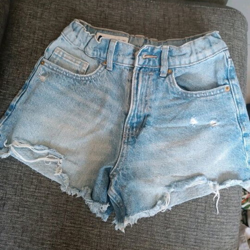 Zara denim shorts for girls 11-12 years like new