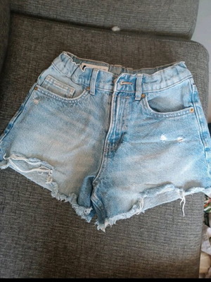 Zara denim shorts for girls 11-12 years like new